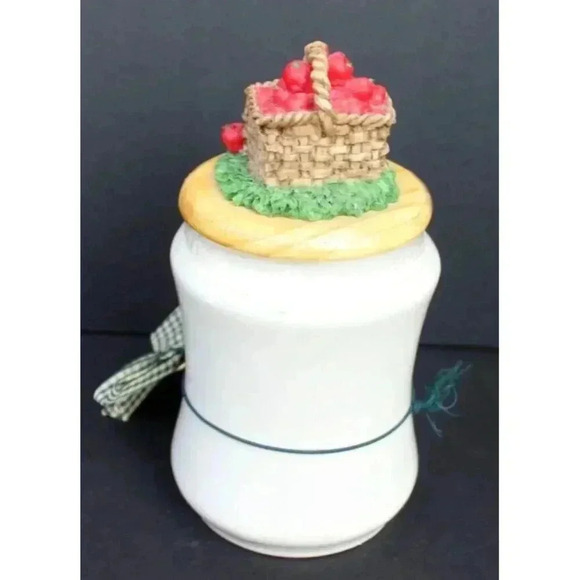 SEALED Country Crocks Apples In A Basket TEA Spice Jar With Lid - Picture 3 of 3
